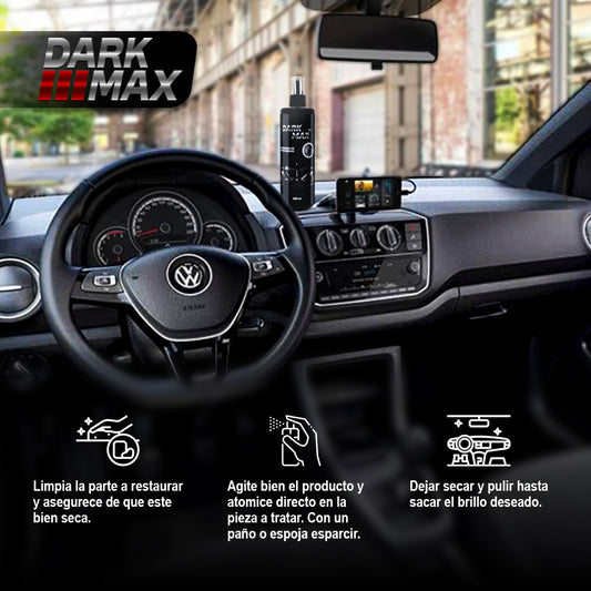 DARKMAX – Renovador de Plásticos y Gomas Exteriores para Autos